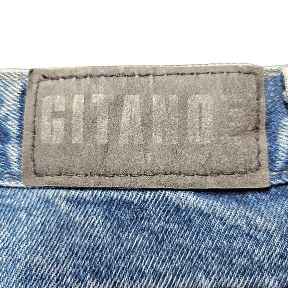 Gitano Relaxed Fit Womens Jeans Size 18 Avg Natural Waist Tapered Leg Blue Denim - Picture 8 of 8